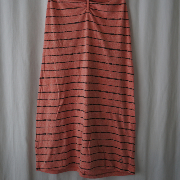 Volcom Striped Halter/Strapless Fitted Dress - Picture 4 of 6